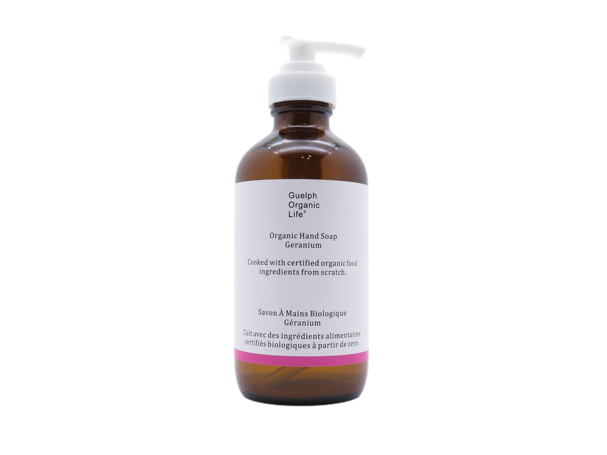 Natural is ambiguous. Made with 100% certified organic food ingredients, which guarantee a delicate cleansing while keeping skin moisture and maintaining the skin protection. This organic hand soap forms a rich and creamy lather and leaves skin soft without over-stripping. Glass bottle. 100% non-toxic. Made in Canada.