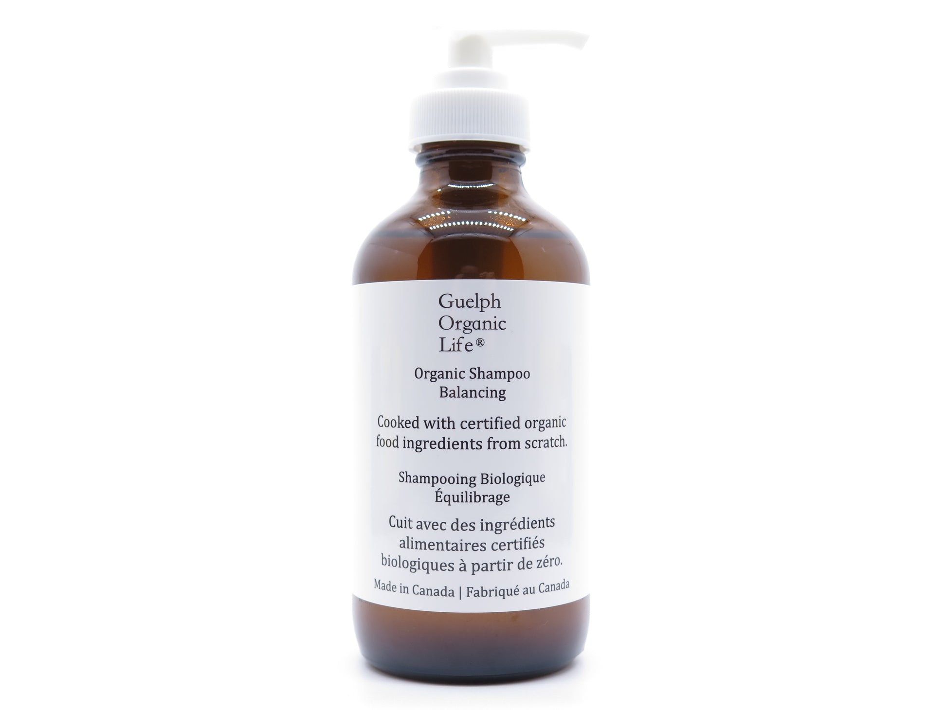 Natural is ambiguous. Cooked with 100% Certified Organic Food Ingredients from Scratch.This Organic Shampoo is a gentle cleansing formulation. This hair care cleanser revitalizes hair growth, soothes and nourishes the scalp and hair, and gives hair a more healthy, shiny and smooth appearance. Glass bottle.Made in Canada.